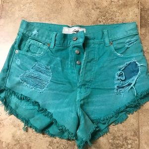 Teal cutoffs
